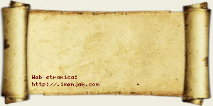 Anđela Sandić vizit kartica